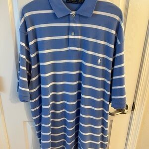 Ralph Lauren Polo in Blue with White Stripes